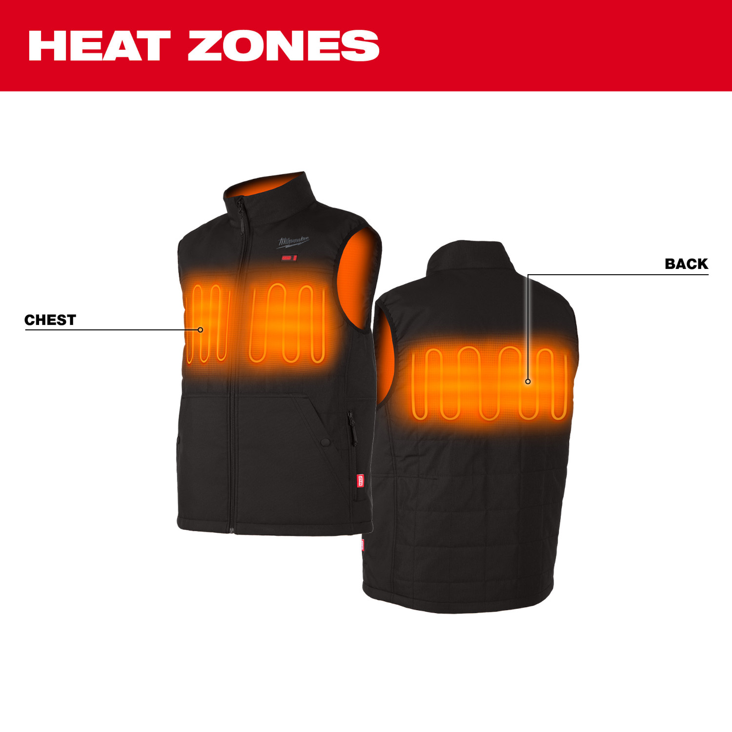 Milwaukee M12 AXIS Heated Vest from Columbia Safety